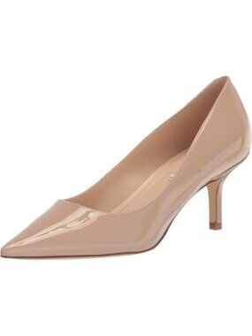 Womens Lite Latte Modern Pointed Toe Alola Dress Casual Pumps Pull On Heel Shoes